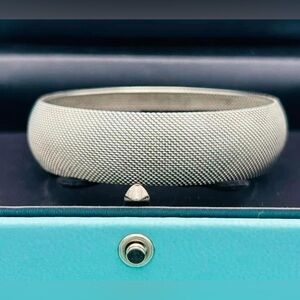 Vintage Tiffany & Co. 925 Sterling Somerset Mesh Bracelet